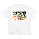 しゃしんのヴィンテージピンクの薔薇 Big T-Shirt