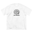 3xz のへび×ろーるけーき ビッグシルエットTシャツ