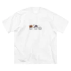 lonely❤️‍🩹のおばけきょうだい ハロウィン ビッグシルエットTシャツ