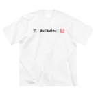 山田たかをプロのT.KoshikaロゴTシャツ ビッグシルエットTシャツ