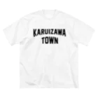 JIMOTO Wear Local Japanの軽井沢町 KARUIZAWA TOWN ビッグシルエットTシャツ