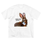 AngelRabbitsの野うさぎのほっぺを掘るうさぎ Big T-Shirt