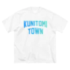 JIMOTOE Wear Local Japanの国富町 KUNITOMI TOWN ビッグシルエットTシャツ