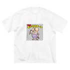 TexxArtのテックリマンシール貼っちゃった ビッグシルエットTシャツ