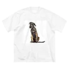 【CPPAS】Custom Pet Portrait Art Studioのクールなアイリッシュウルフハウンドドッグ Big T-Shirt