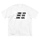 ... Side GiGのトリプルロゴ ビッグシルエットTシャツ