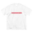 らーめん_ラーメン🍜のラーメン模様🍥【雷紋】　らーめん_ラーメン🍜 ビッグシルエットTシャツ