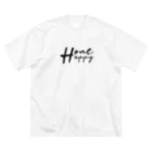 One:HappinessのOneHappy　ロゴデザイン ビッグシルエットTシャツ