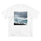 タツノオトシゴローズのsea ​​of ​​clouds ビッグシルエットTシャツ