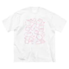 ichikoのくまくまくまァーーーーー！！！！！！透明 ビッグシルエットTシャツ