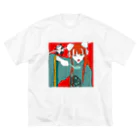 9 10 9（ qu / ten / qu ）のfried rice girl ビッグシルエットTシャツ