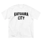 JIMOTOE Wear Local Japanの勝浦市 KATSUURA CITY ビッグシルエットTシャツ