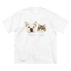 みきぞーん｜保護猫 ミッキー画伯と肉球とおともだちのrom & sol Big T-Shirt