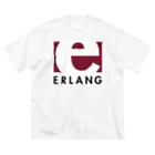 Erlang and Elixir shop by KRPEOのErlang logo ビッグシルエットTシャツ