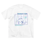 CHICHIZŌのSusanoo's item (青×水) ビッグシルエットTシャツ