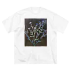 あおニャーマンの野菊 ビッグシルエットTシャツ