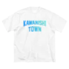 JIMOTOE Wear Local Japanの川西町 KAWANISHI TOWN ビッグシルエットTシャツ