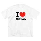 HachijuhachiのI LOVE METAL ビッグシルエットTシャツ