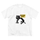 SEVEN-5-Ｇの BLACK  CAT ビッグシルエットTシャツ