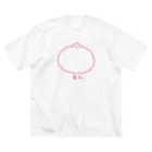 紫咲うにのまん（赤線） ビッグシルエットTシャツ