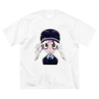 Café Roseraieの【VKOG398】「Stare into Stars」背景なし Big T-Shirt