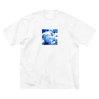 yuucanvasの宇宙アート･水の惑星 Big T-Shirt