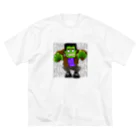 Hey! Kids KidsのHalloween Frankenstein Liam Fitzpatrick  ビッグシルエットTシャツ