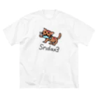 真田のにゃんこまる by Sndax3 ビッグシルエットTシャツ