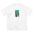 Gaijinの”ガイジン”の僕から見た日本 ビッグシルエットTシャツ