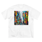 TakashiSのDigital Boulevard ビッグシルエットTシャツ