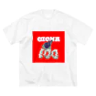 GIONAくんのおみせの【GIONA 生後100日記念】アナログシリーズ ビッグシルエットTシャツ