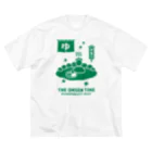 kg_shopのTHE ONSEN TIME【非常口パロディ】 ビッグシルエットTシャツ