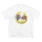 みきぞーん｜保護猫 ミッキー画伯と肉球とおともだちのchacha you ビッグシルエットTシャツ