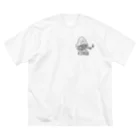 Tough8Peaceのピースマッシュルーム Big T-Shirt