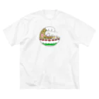 ボビコのラーメンUSA ビッグシルエットTシャツ