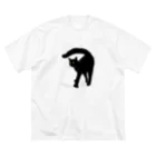 小鳥と映画館の黒猫たんのおちりが堪能出来る権利の付与 ロゴ無し Big T-Shirt