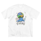 Colorful fam EarthのEarth/RAFIKI ビッグシルエットTシャツ