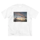 tyabu_lateの雲の道 ビッグシルエットTシャツ