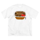 脂身通信Ｚの牛丼べんとう_230110 ビッグシルエットTシャツ