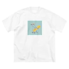 ピゴセリス属のからふるスノボジェンツーペンギン ビッグシルエットTシャツ