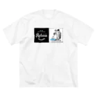 がさっ子クラブのRelease_KIDS ボックスロゴ（ブラック） ビッグシルエットTシャツ