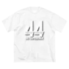 ミニ四駆ショップ４４の44ホワイトシャドウ Big T-Shirt