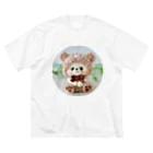 sayamoko_shopのしろくまモコちゃん作品グッズ Big T-Shirt