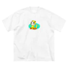 ちゃとらま　CHA10ramaのPEKEKO♡SNAKE ビッグシルエットTシャツ