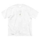 rilybiiのlogo flame × tulip flame ビッグシルエットTシャツ