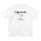 かえる商店のCOFFEEHOLIC black logo ビッグシルエットTシャツ