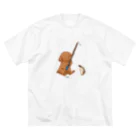 わんにゃん交響楽団のクラリネット ビッグシルエットTシャツ