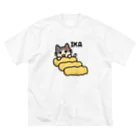 楽猫楽描しげ屋のいか ビッグシルエットTシャツ