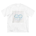 アダムとイブのりんごのFluffy Cloudy ビッグシルエットTシャツ