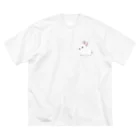 whiterabbit2010のうさぎ　フロスティ ビッグシルエットTシャツ